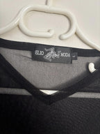 Elio Moda Large Black Sheer Long Sleeve Top #Womenswear #LongSleeve #SheerTop - Come Sell Nearly Anything