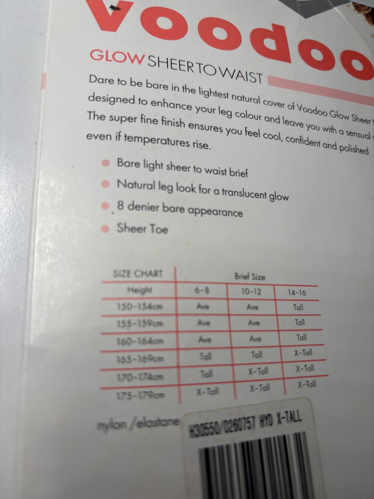 Voodoo Glow Sheer to Waist Pantyhose - Honey Dew X-Tall, 8 Denier - Come Sell Nearly Anything