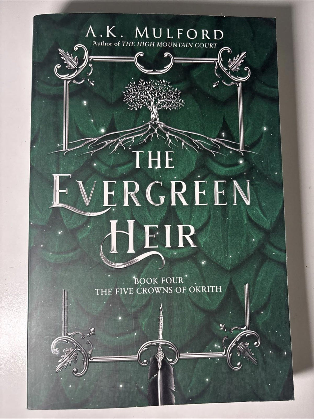 The Evergreen Heir The Five Crowns of Okrith, Book 4 A. K. Mulford  PB - Come Sell Nearly Anything