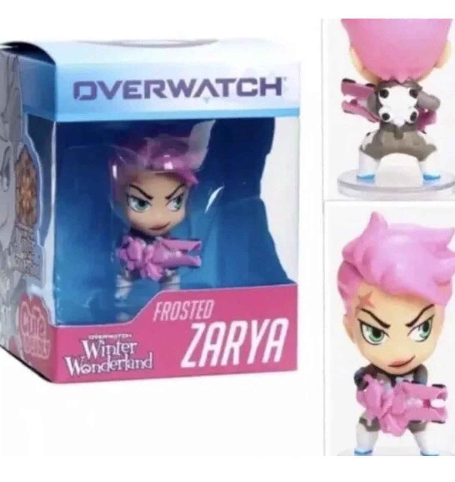 Blizzard Overwatch Zarya Winter Wonderland Frosted Figure Cute But Deadly New