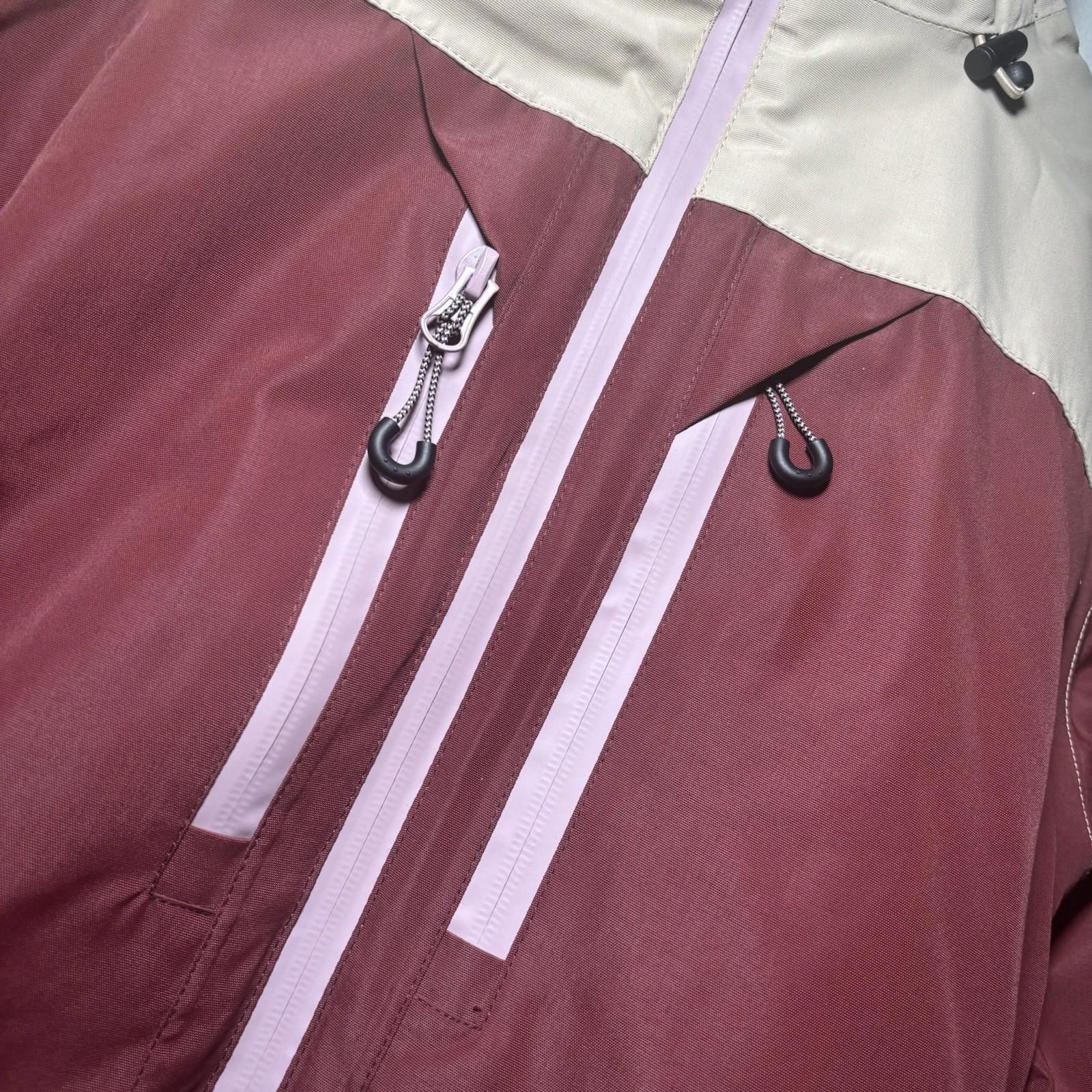 Crane Snow Extreme Women's Hooded Snow Ski Pullover Jacket Pink/Grey Size M - Come Sell Nearly Anything