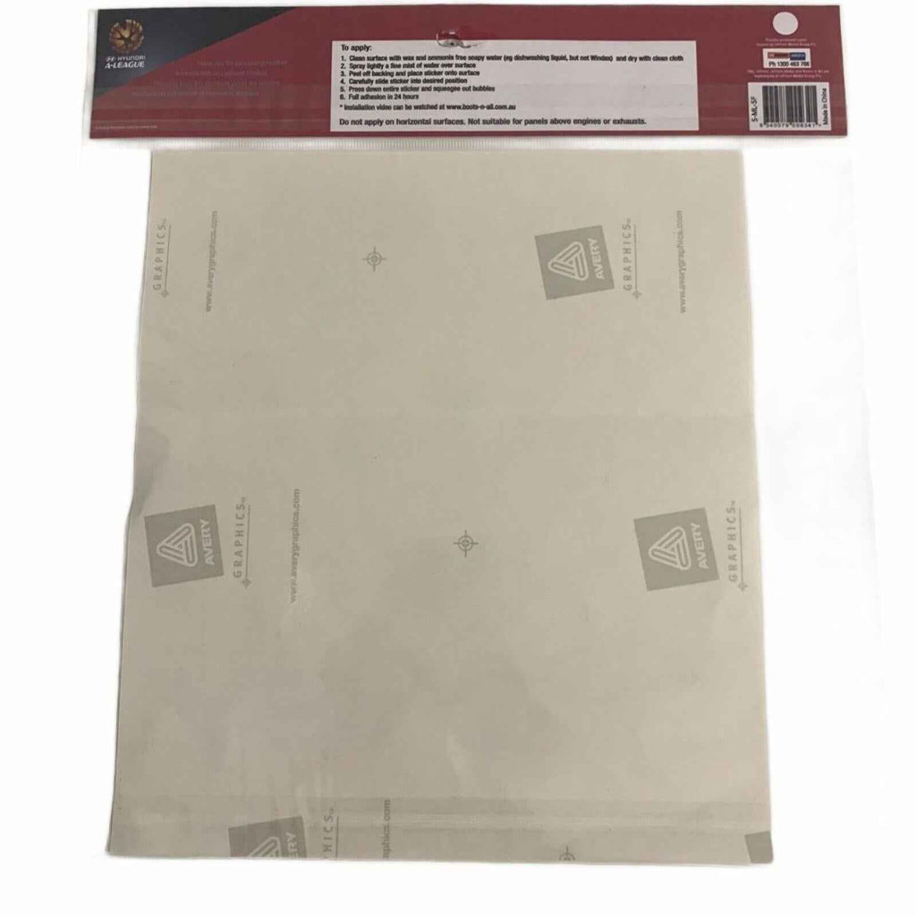 A-League Sydney FC Mega Supersized Logo Decal Sticker. 25cm