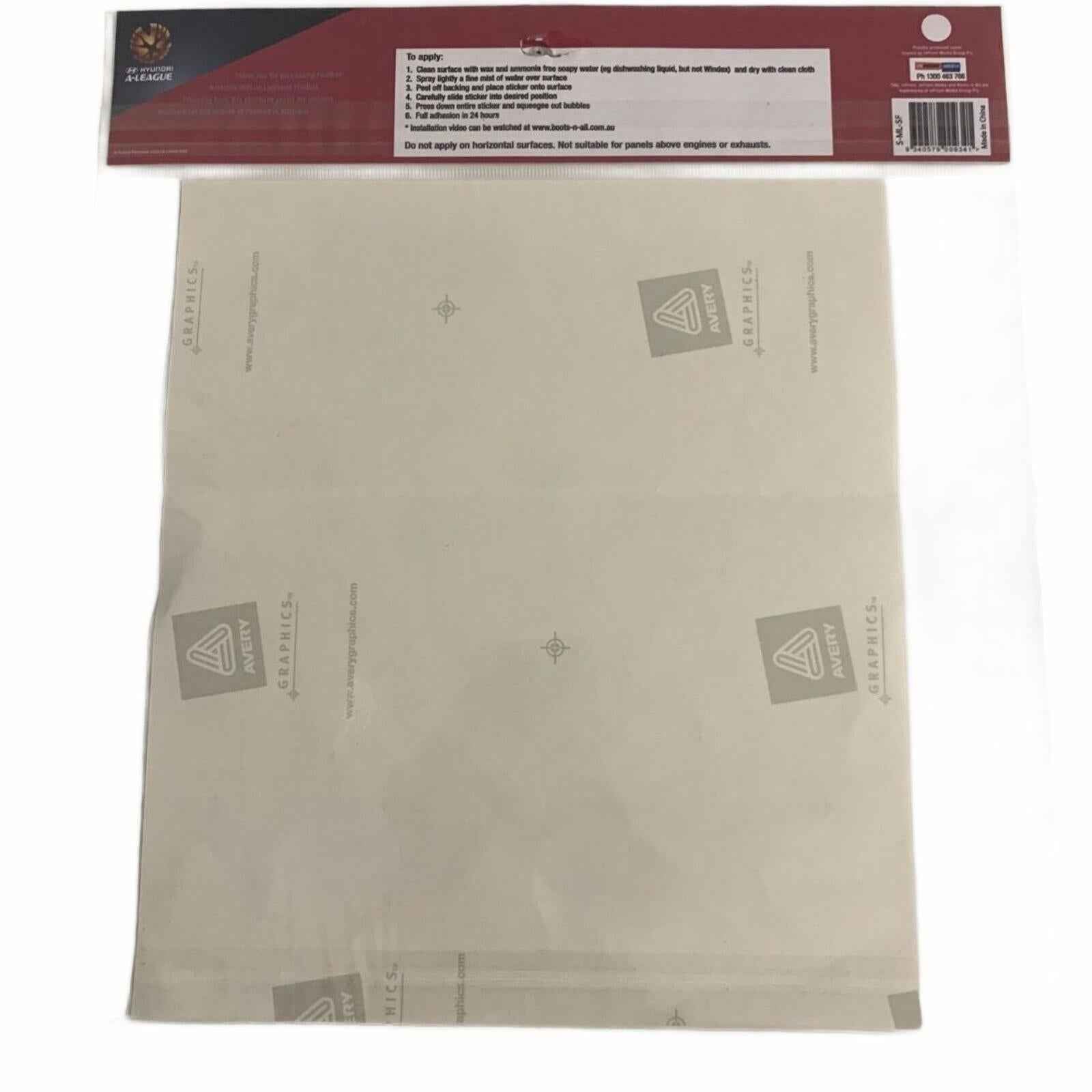 A-League Sydney FC Mega Supersized Logo Decal Sticker. 25cm