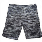 Anglers Edge Men's Cargo Shorts 32 Waist Shark Print