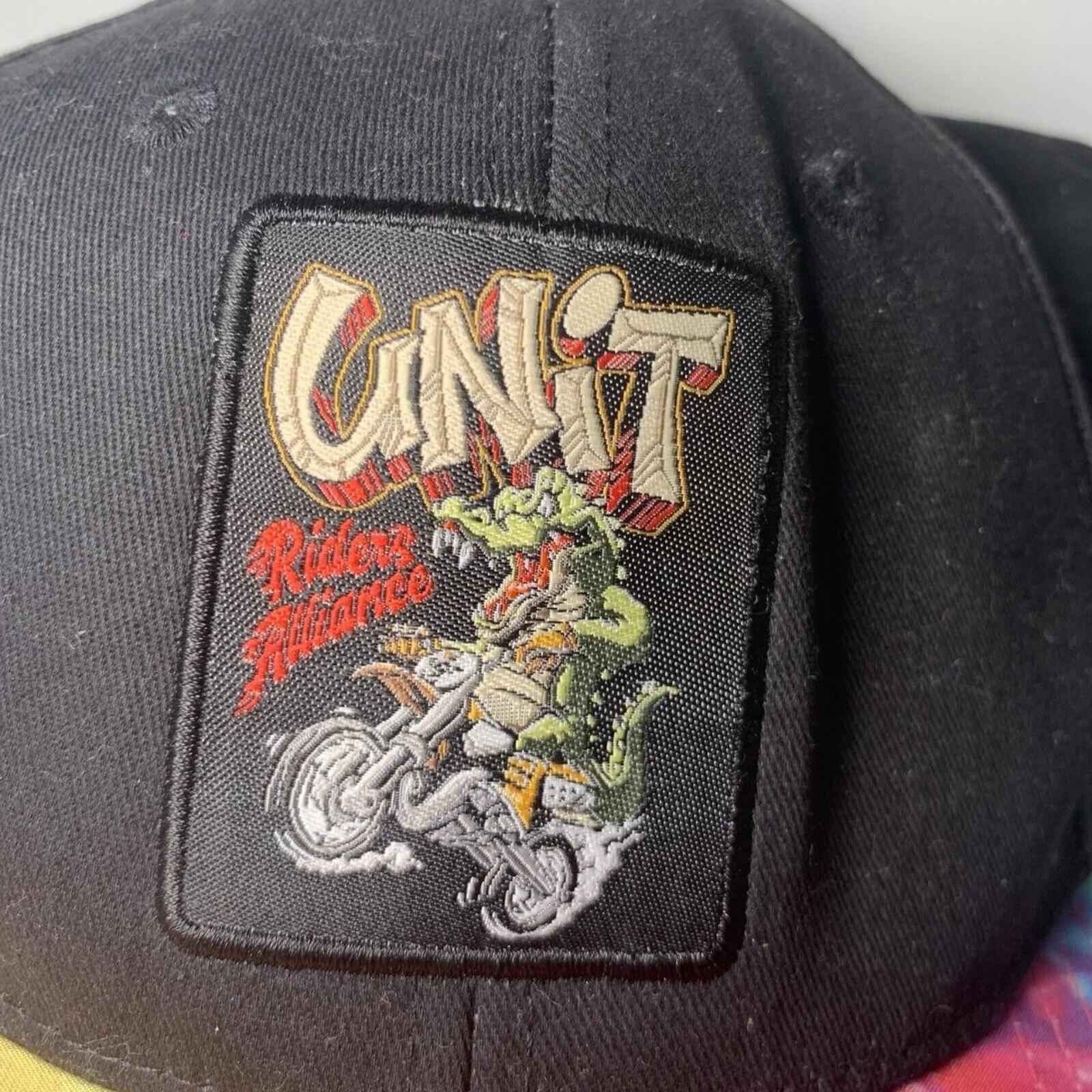 Vintage Unit 2002 Snap Back Cap/Hat, Size Youth, Riders Alliance Very Rare.