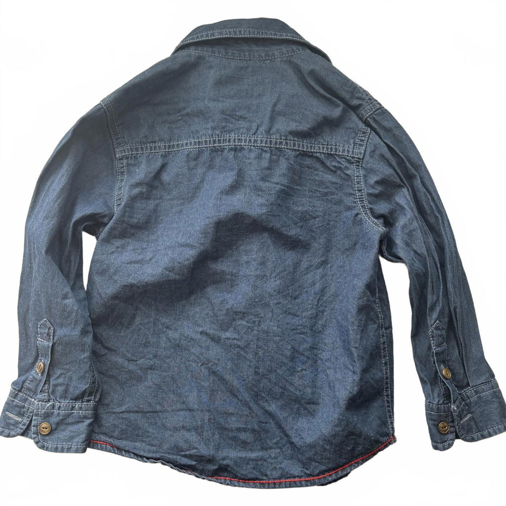 Lee Cooper Boys' Denim Shirt Size 4 Regular Fit