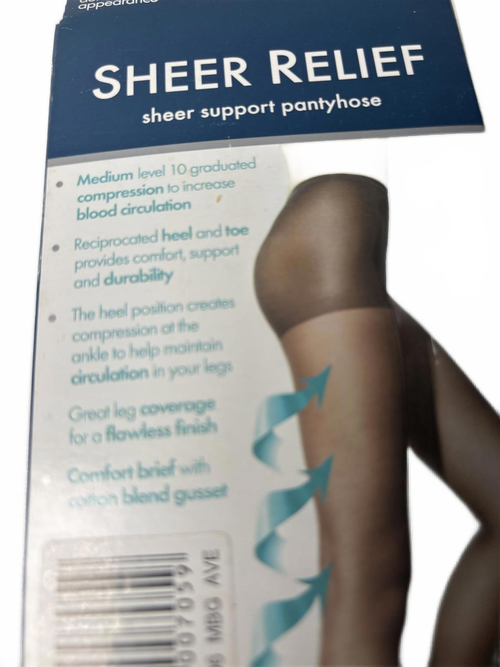 Sheer Relief Sheer Support Pantyhose 20 Denier Mini Beige Average - Come Sell Nearly Anything