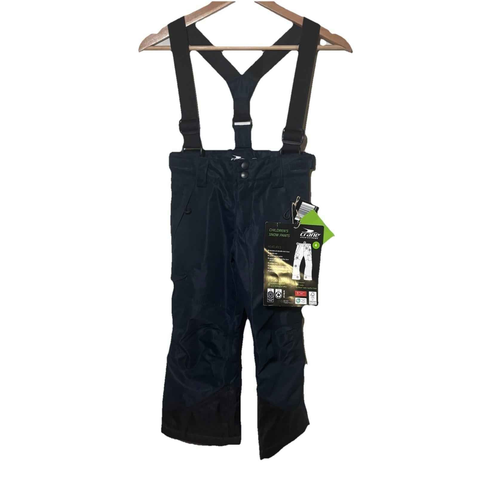 Childrens CRANE Snow Extreme Navy Blue Size 4 Ski Snowboarding Pants BNWT H1