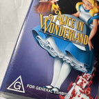 Alice In Wonderland (G) VHS Video Tape Pal Walt Disney Oz Seller