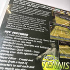 WORLD TENNIS ACE PC GAME CD ROM RENDERWARE