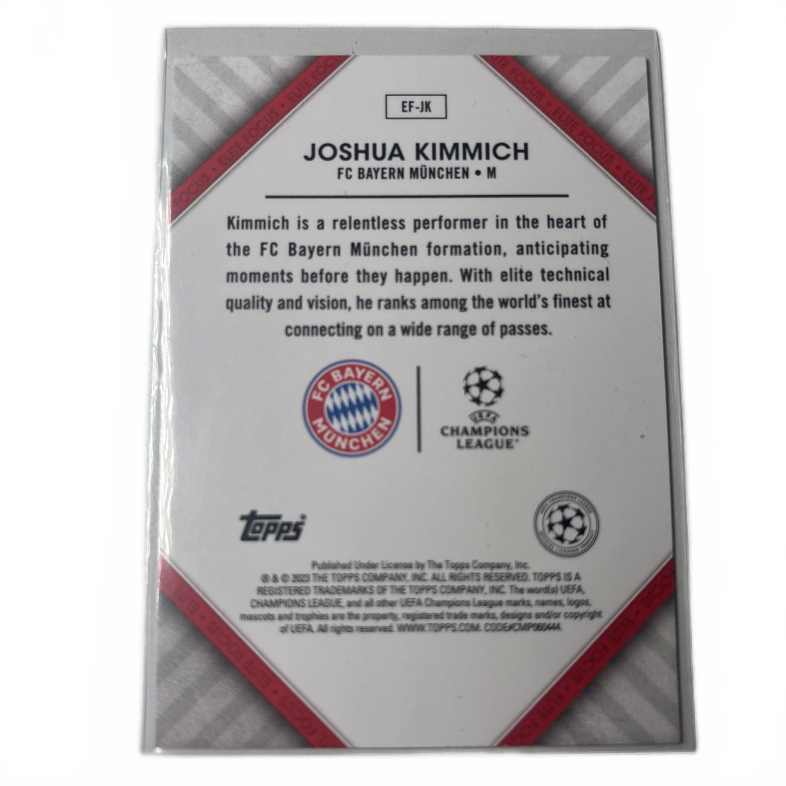 Joshua Kimmich 2022-23 -Elite Focus- Champions League Parallel #EF-JK