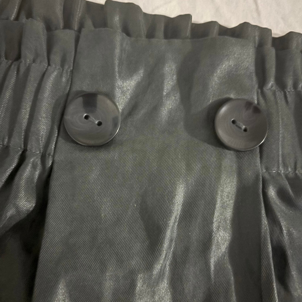 GG15 Women's Small Black Casual Pants Elastic Waist with Button Detail - Come Sell Nearly Anything