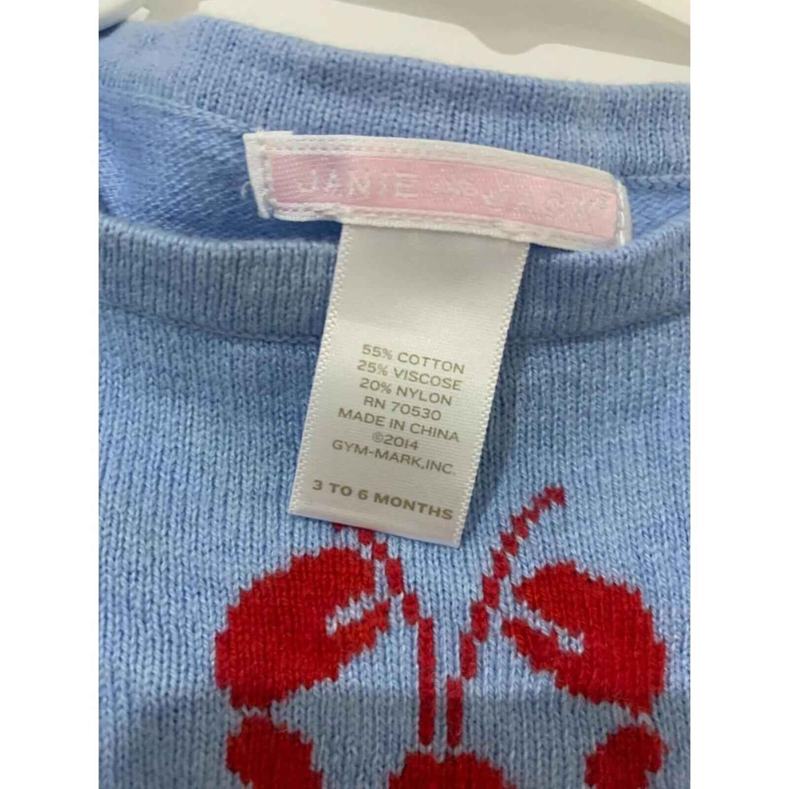 Janie and Jack Jacket Blue Lobster 3-6months Knit Jumper.