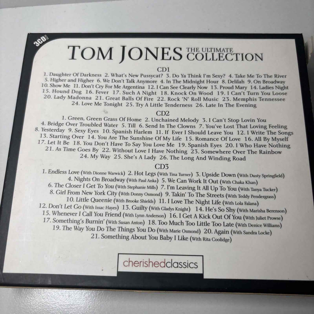 The Ultimate Collection Jones, Tom {Free Post) 3 Disc Box Set