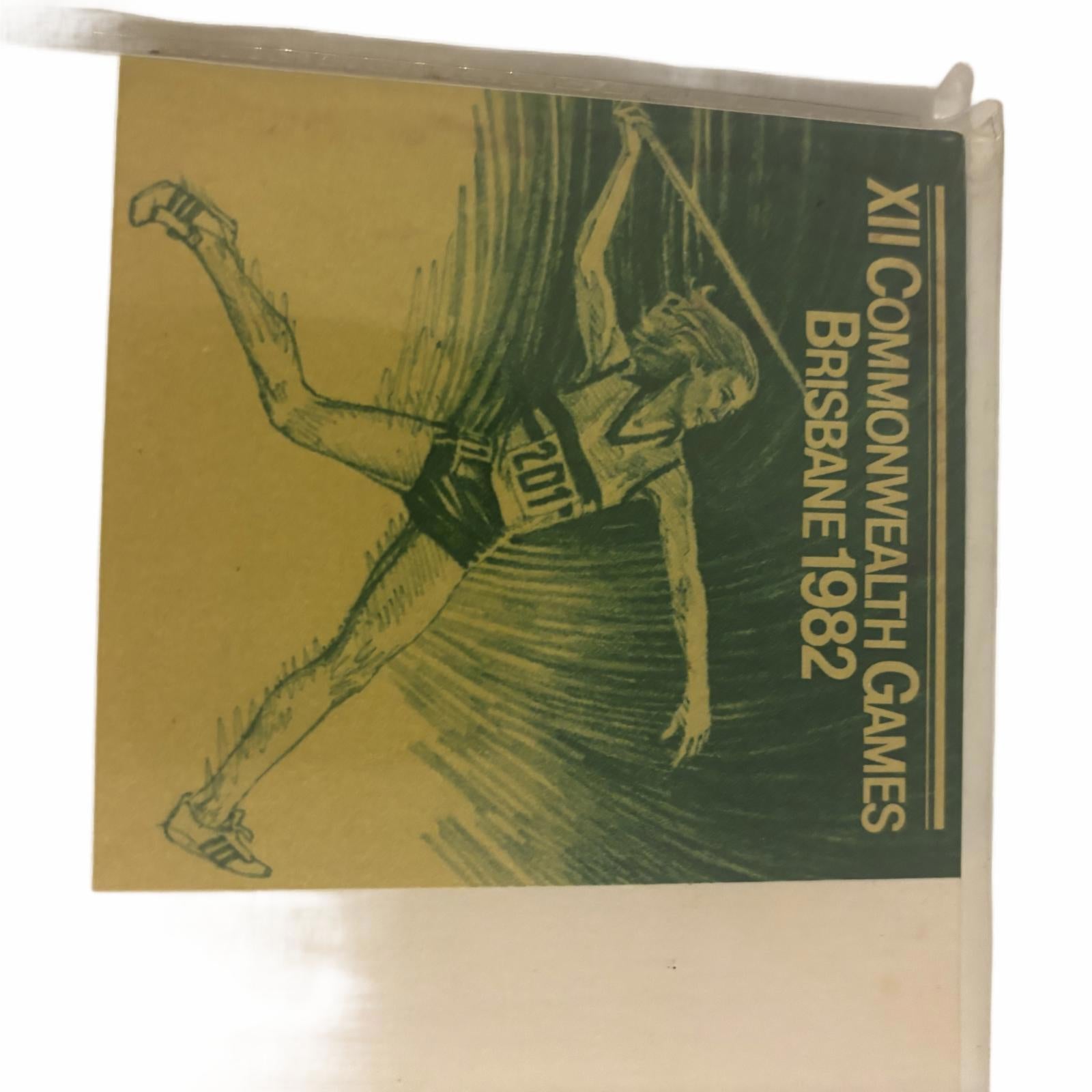 XII Commonwealth Games Brisbane 1982 Commemorative Postmark Stamp Set