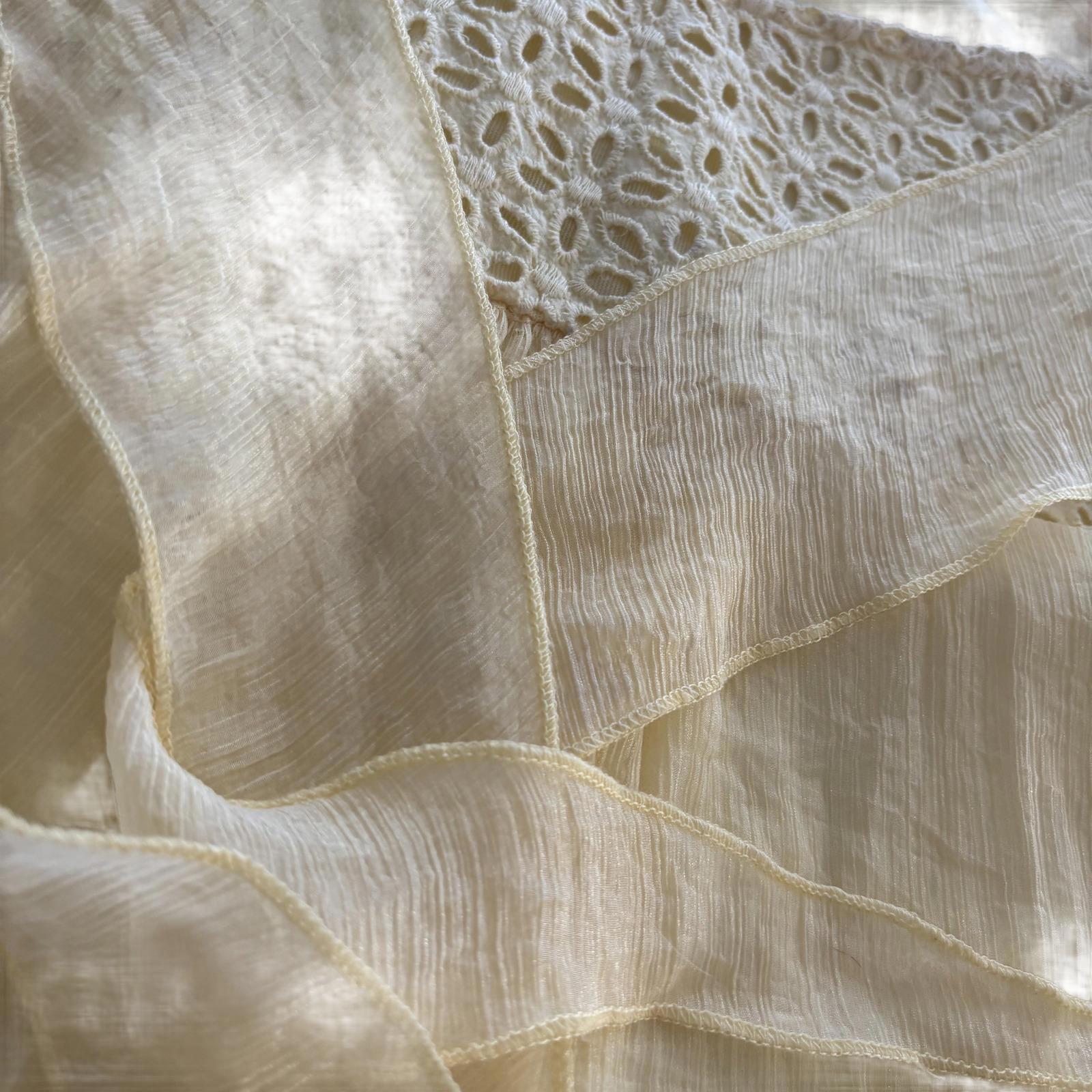 Mega Private Womenswear Yellow Embroidered Dress Size Medium - Come Sell Nearly Anything