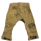 Emoji Baby Pants with Smiley Face Print