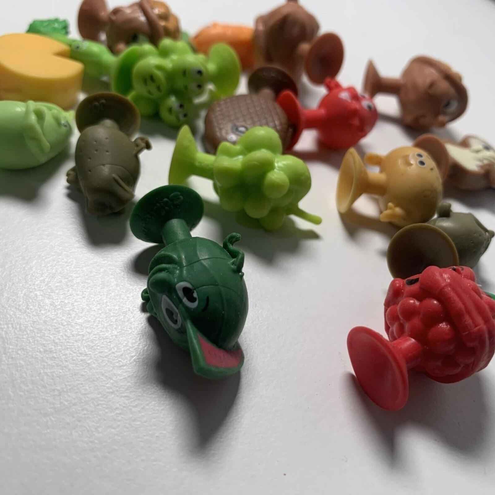 Bulk Lot of 17 Mixed Coles Stikeez Some Rare.