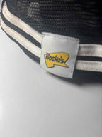 Rickos Black Mesh Baseball Cap Chicago Bulls Logo