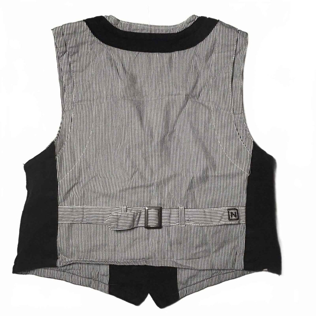 Industrie Kids Black Cotton Vest Size 4 (High Quality)