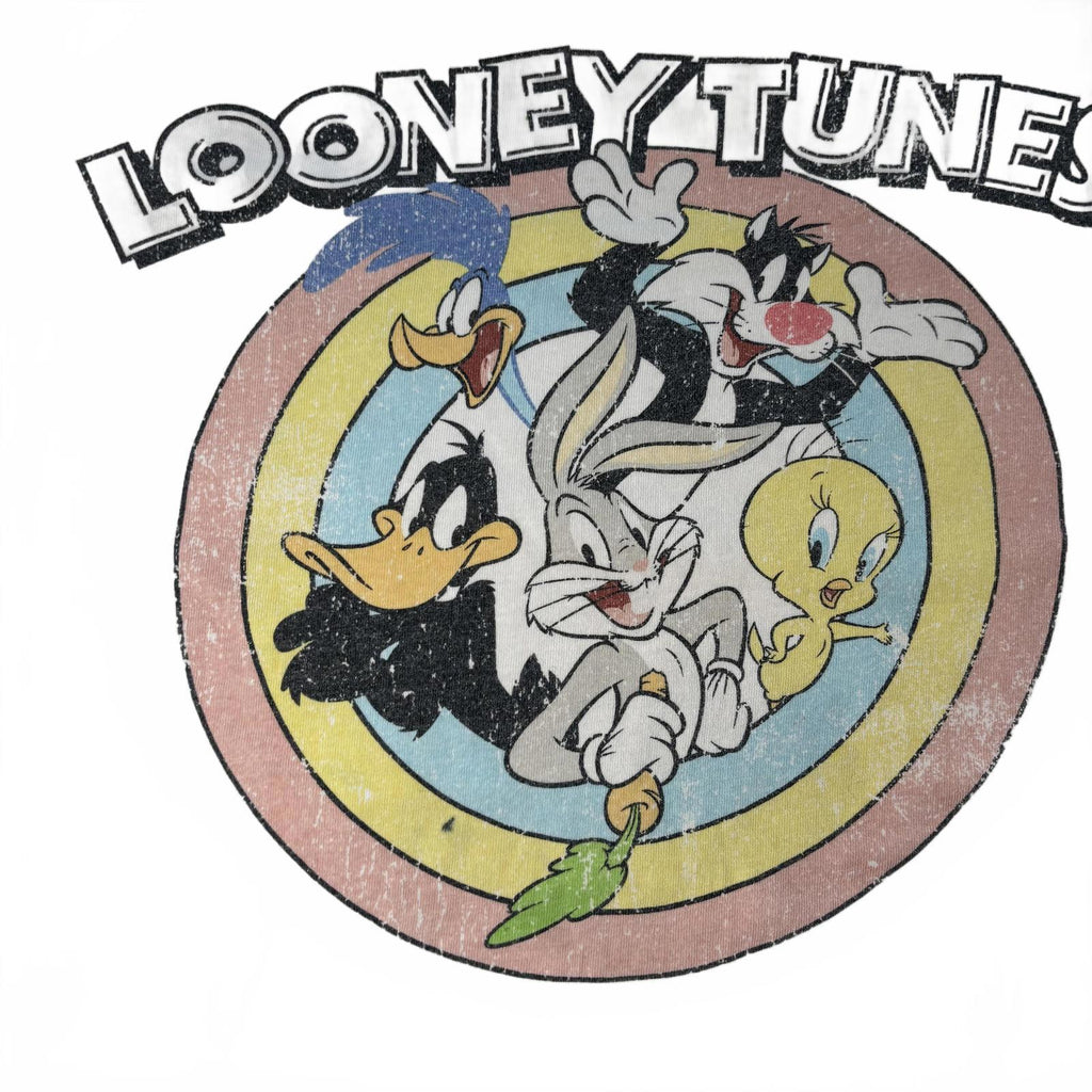 Looney Tunes Boys' White Short Sleeve T-Shirt Size 14 - Come Sell Nearly Anything