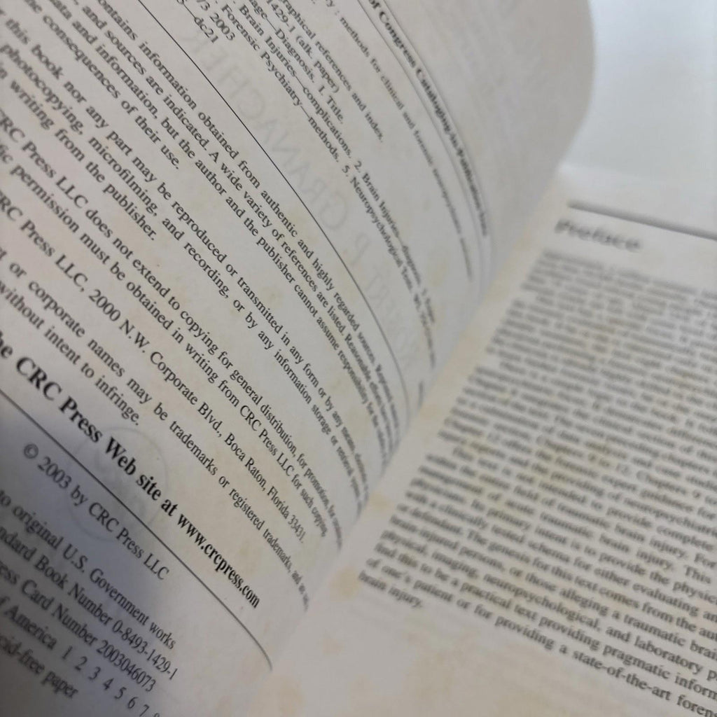 Traumatic Brain Injury : Clinical Neuropsychiatric - Robert P. Granacher HC - Come Sell Nearly Anything