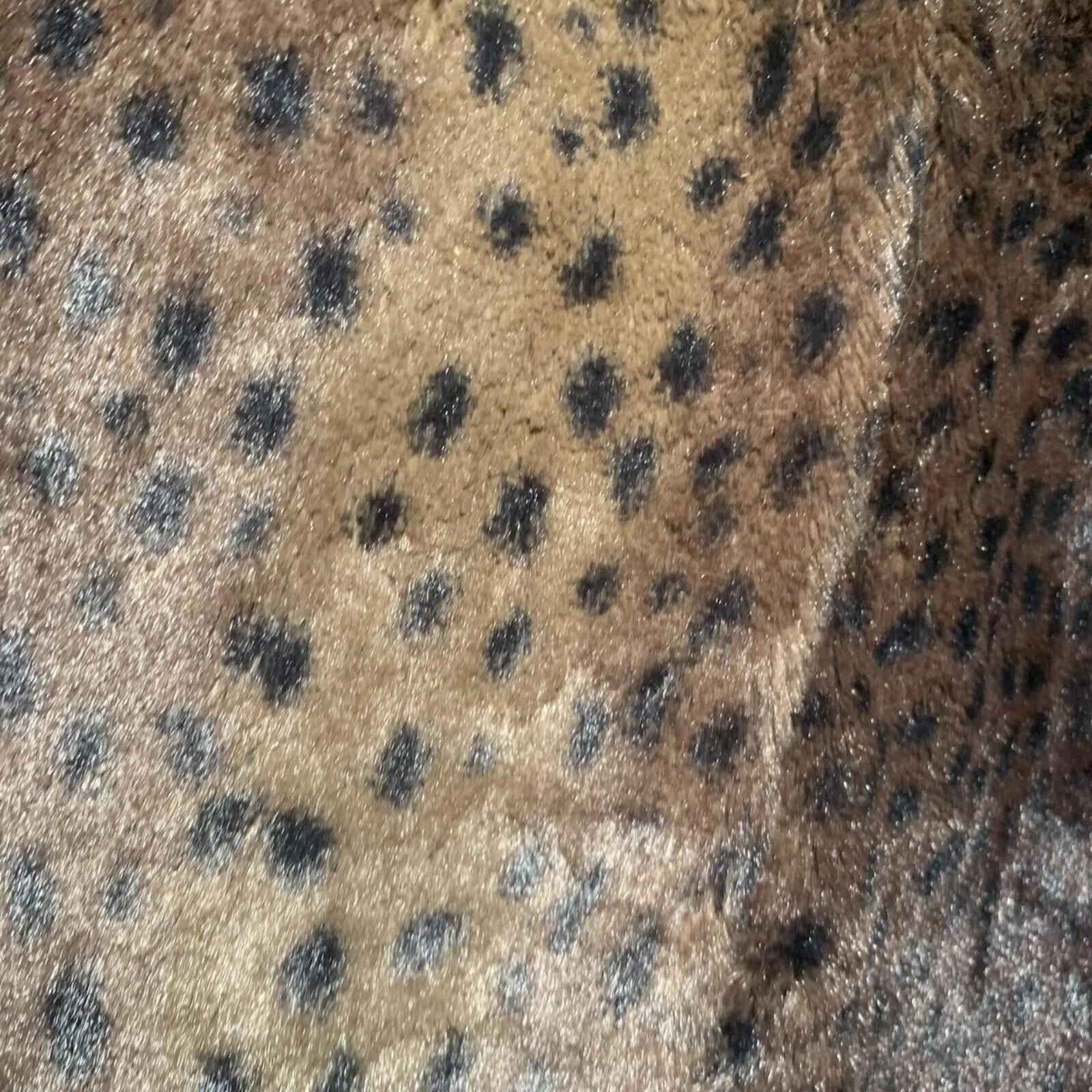 Liz Jordan women's faux Fur Leopard Print jacket size S. Great Cond. - Come Sell Nearly Anything