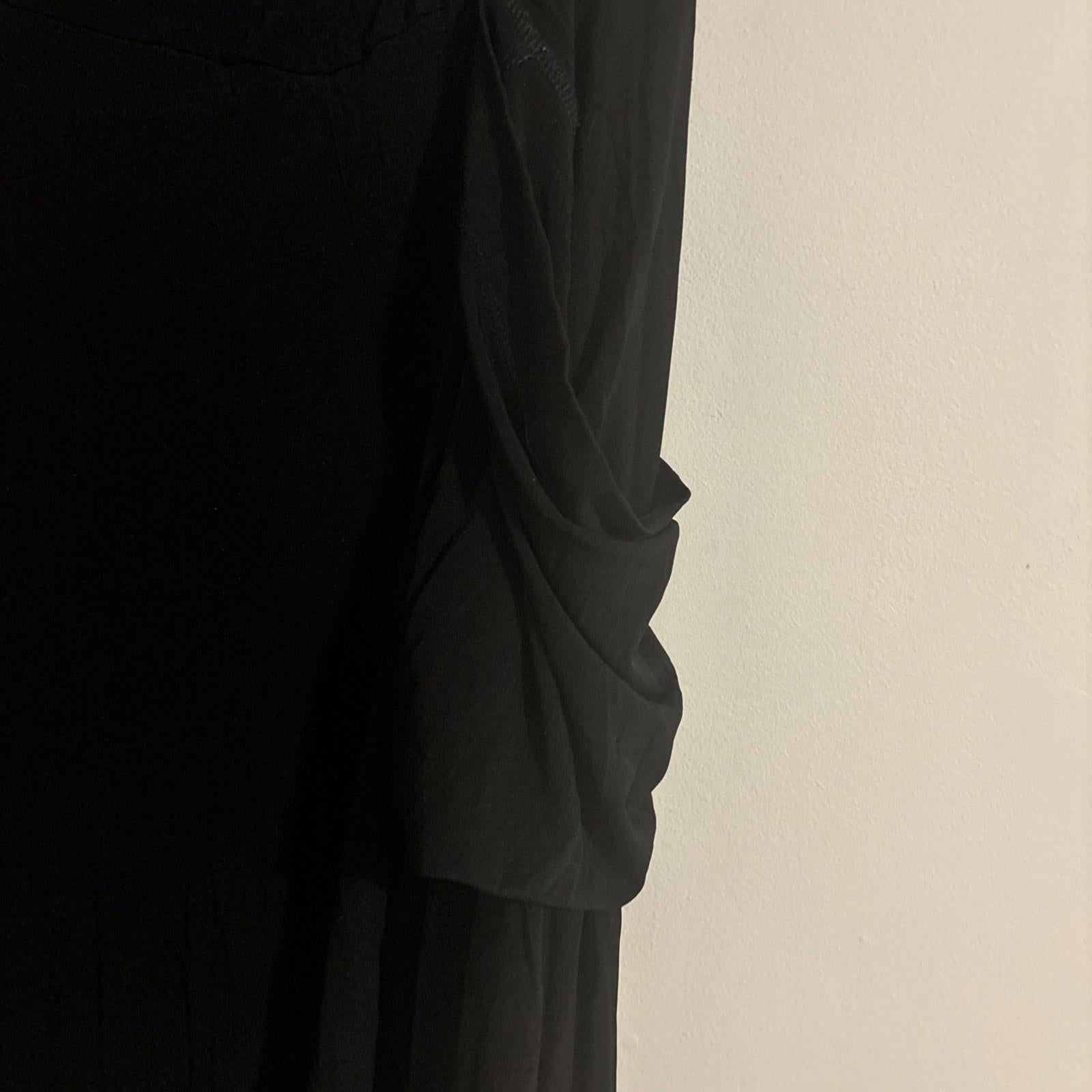 Womens Skirt With Pouch Sz 16 Black Stretch Work Formal Stitches Vintage - Come Sell Nearly Anything