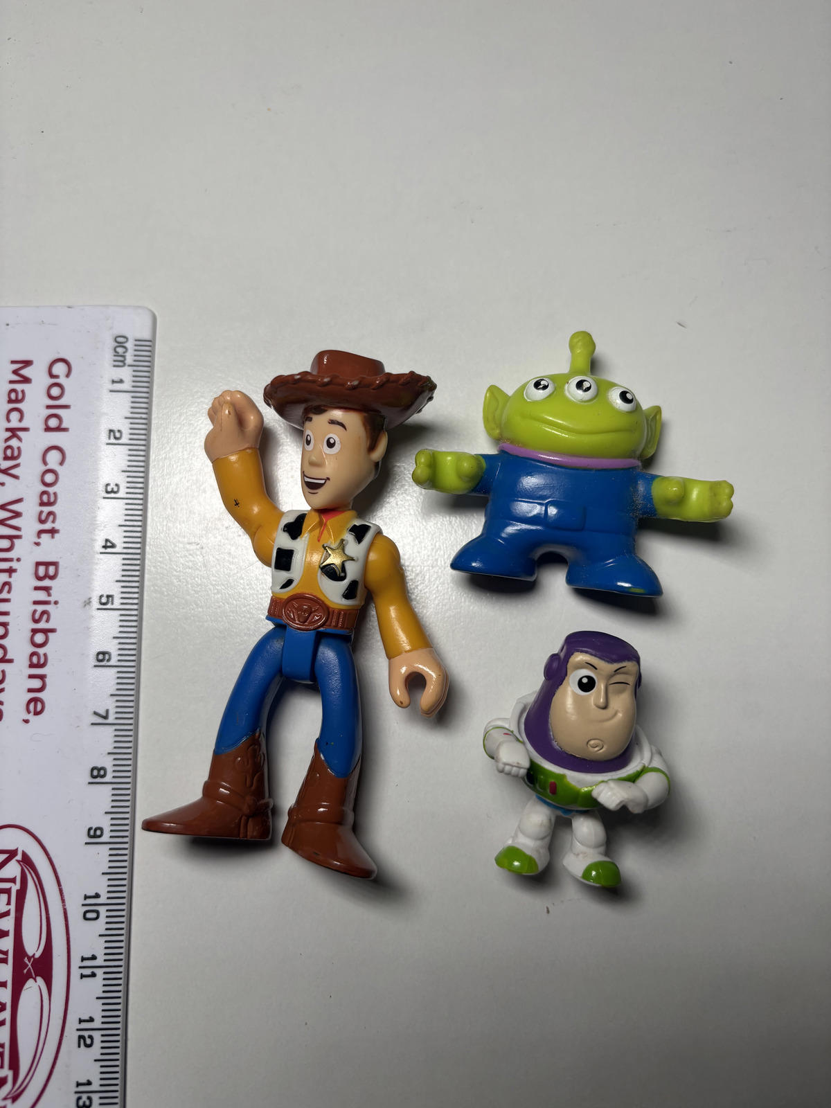 DISNEY Pixar TOY STORY Sheriff WOODY Buzz Plastic Action FIGURES Toys