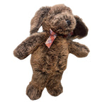 Teddy Bear Dog Look 40cm Plaid Scarf With Hard Nose