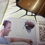 3D Deco Light FX Football Night Light NEW IN ORIGINAL But Damaged BOX Light Perf