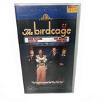 THE BIRDCAGE ~ ROBIN WILLIAMS + NATHAN LANE + GENE HACKMAN ~ AS NEW VHS VIDEO