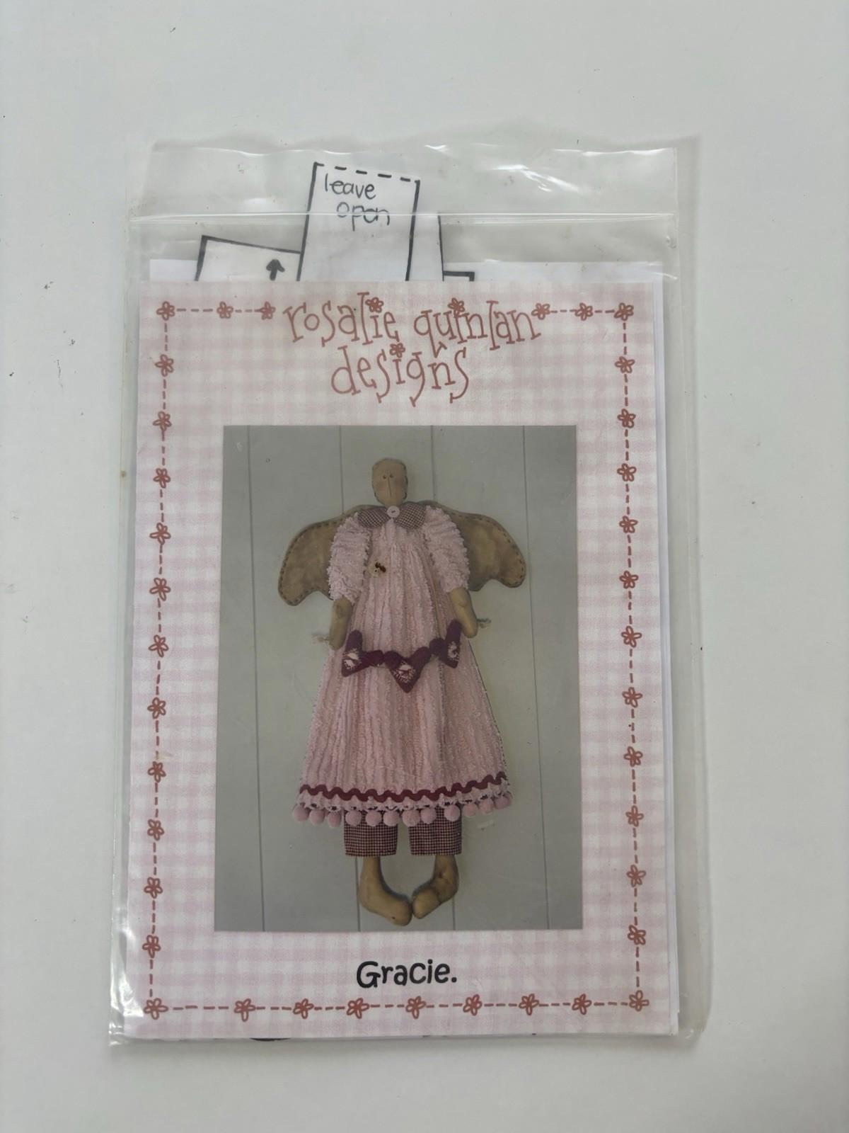 Rosalie Quinlan - Gracie - Patchwork Cottagecore Simple Stitchery Pattern - Come Sell Nearly Anything