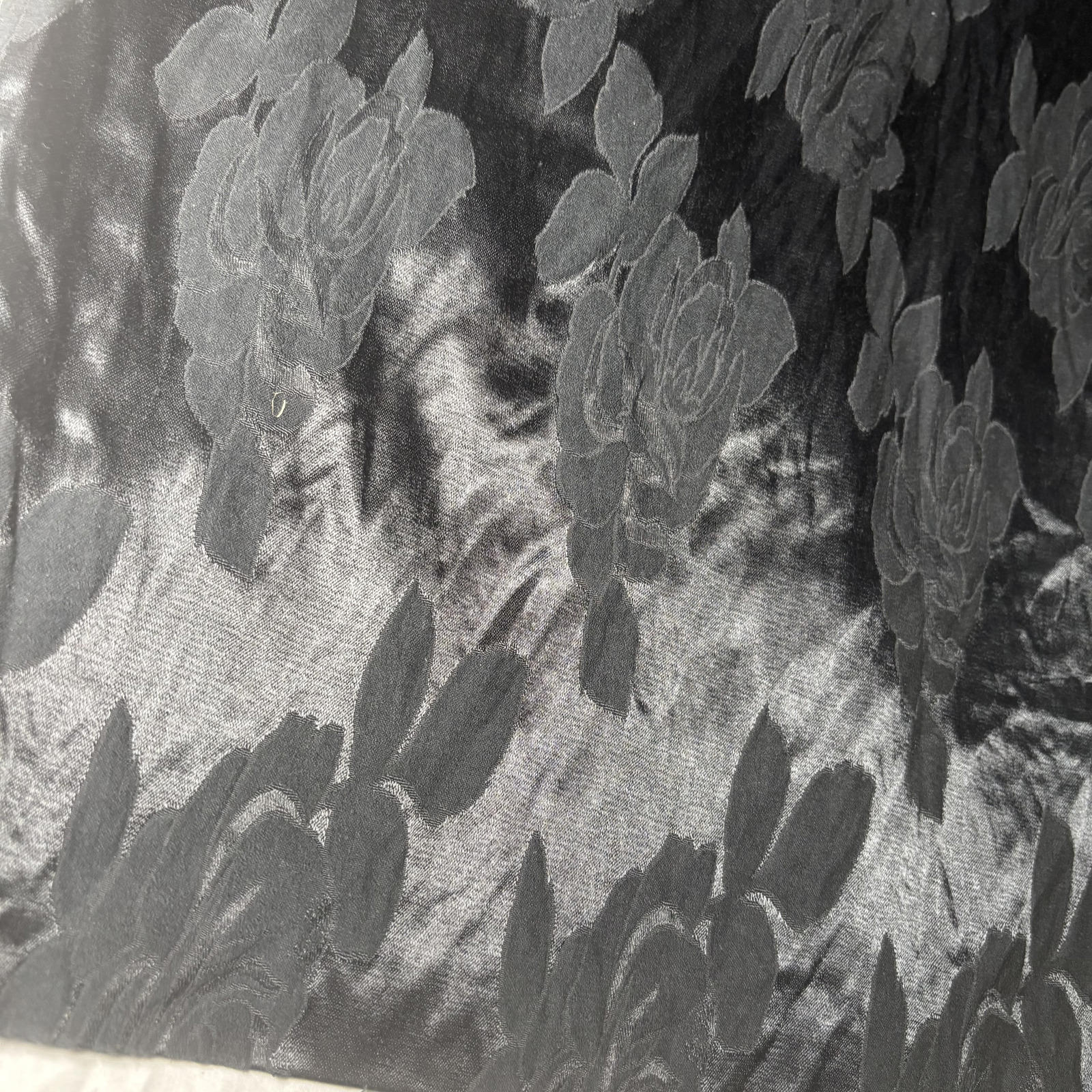 KS Selection Black Floral Jacquard Pencil Skirt Size M - Come Sell Nearly Anything