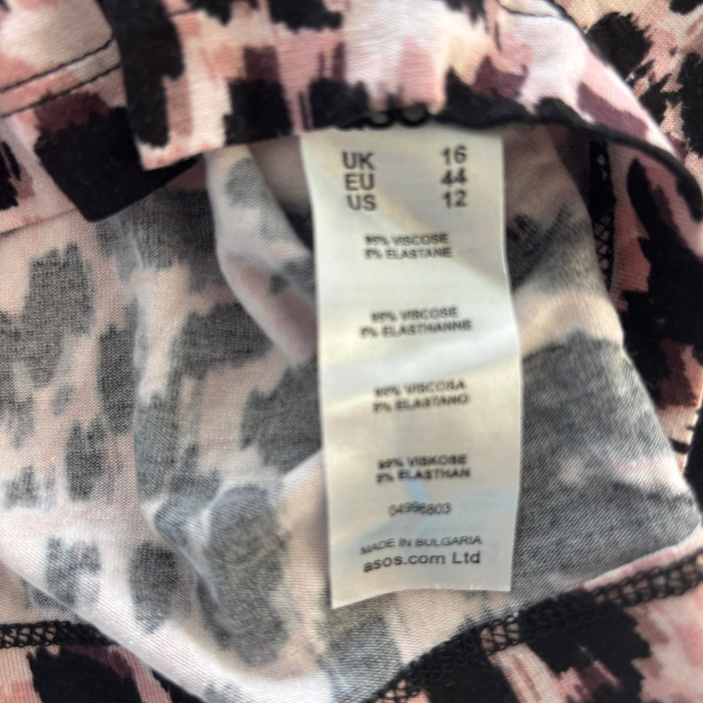 ASOS Women's Leopard Print Viscose Blouse UK 16 EU 44 US 12 - Come Sell Nearly Anything