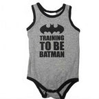 Batman Baby Bodysuit Size 18-24 Months Training To Be Batman