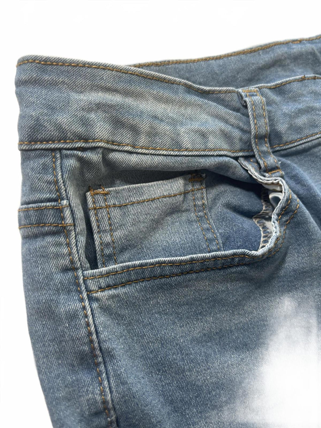 Women's Straight Jeans Size L Blue Denim #WomensJeans #StraightLeg #Denim - Come Sell Nearly Anything