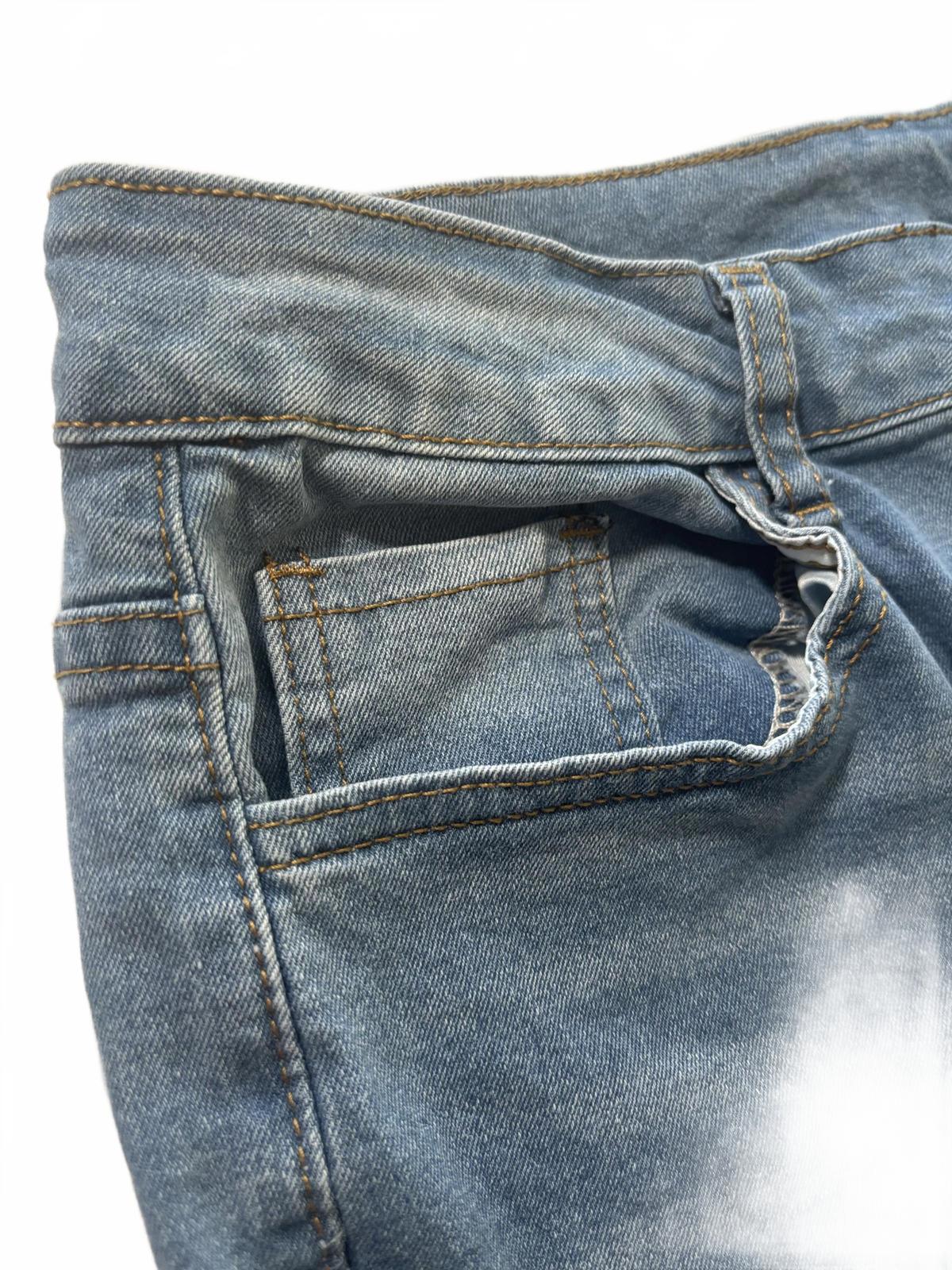 Women's Straight Jeans Size L Blue Denim #WomensJeans #StraightLeg #Denim - Come Sell Nearly Anything