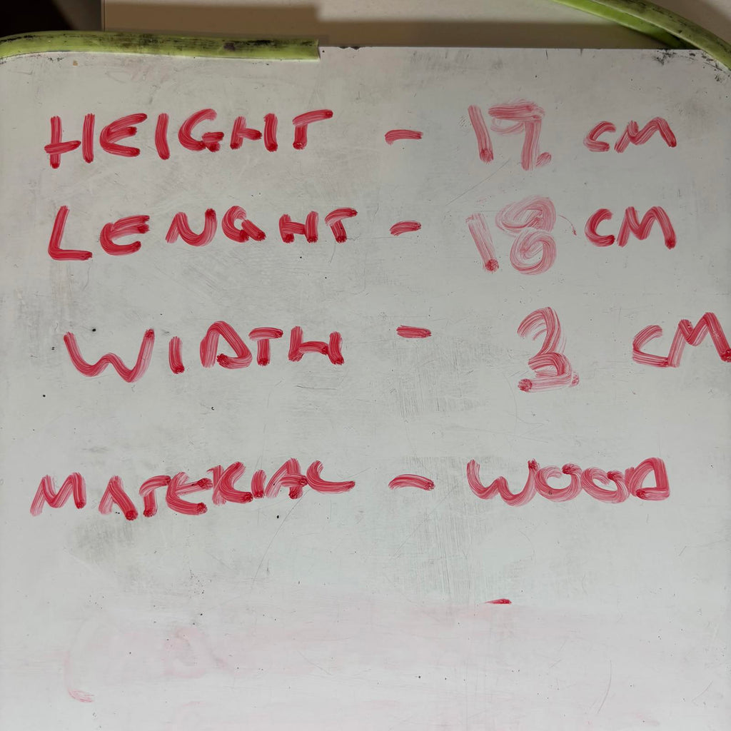 Generic Wooden Model Boat 17cm x 18cm x 3cm Nautical Decor #ModelBoat #WoodenSle