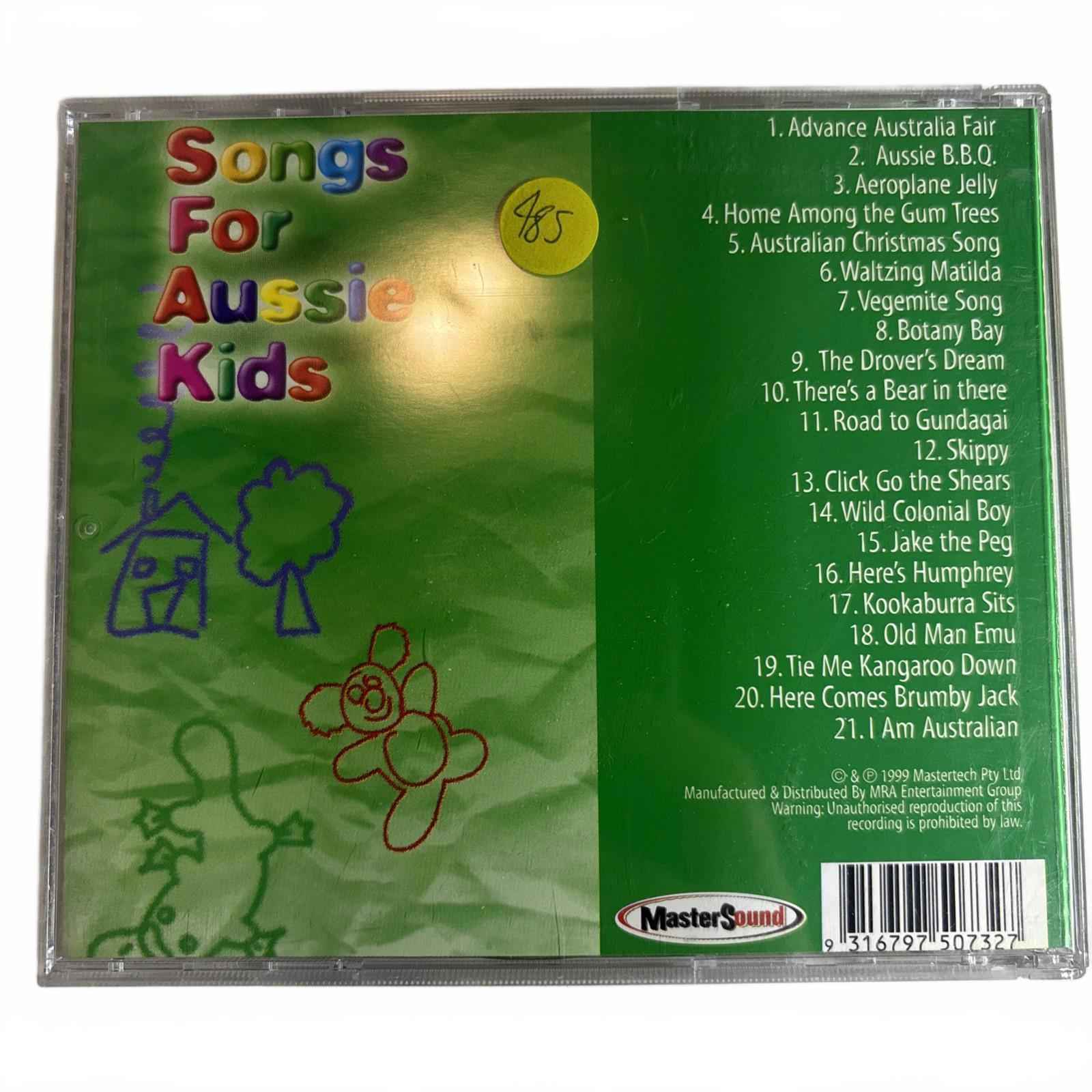 SONGS FOR AUSSIE KIDS - The Gianna Gang With Words. Skippy Click Go The Shea CD