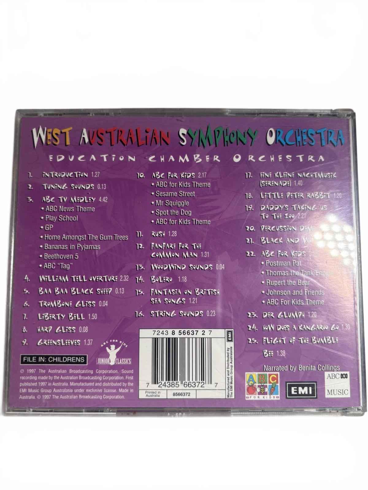 West Australian Symphony Orchestra Education Chamber Orchestra CD with Benita - 