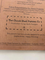 The Chook Shed - Country Accents Patchwork Wall Hanger Sew Stitch Vintage Craft - Come Sell Nearly Anything