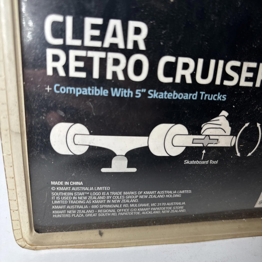 Southern Star Swirl Retro Cruiser Wheels x 2 Clear For 5’’ Skateboard Trucks - Come Sell Nearly Anything