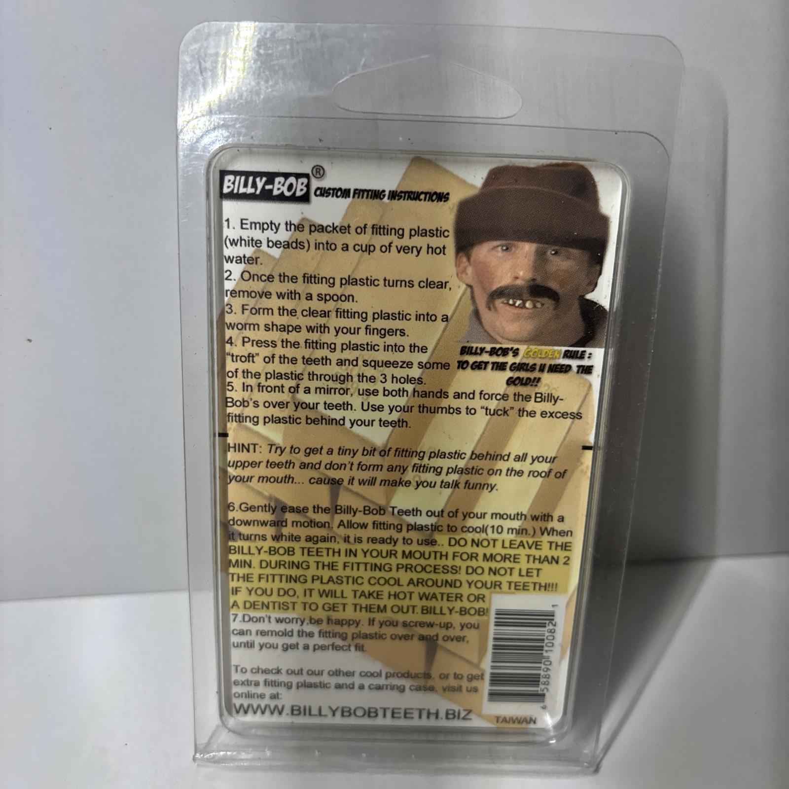 Gold Miner Tooth Hillbilly False Teeth Costume Accessory Billy Bob Novelty - New