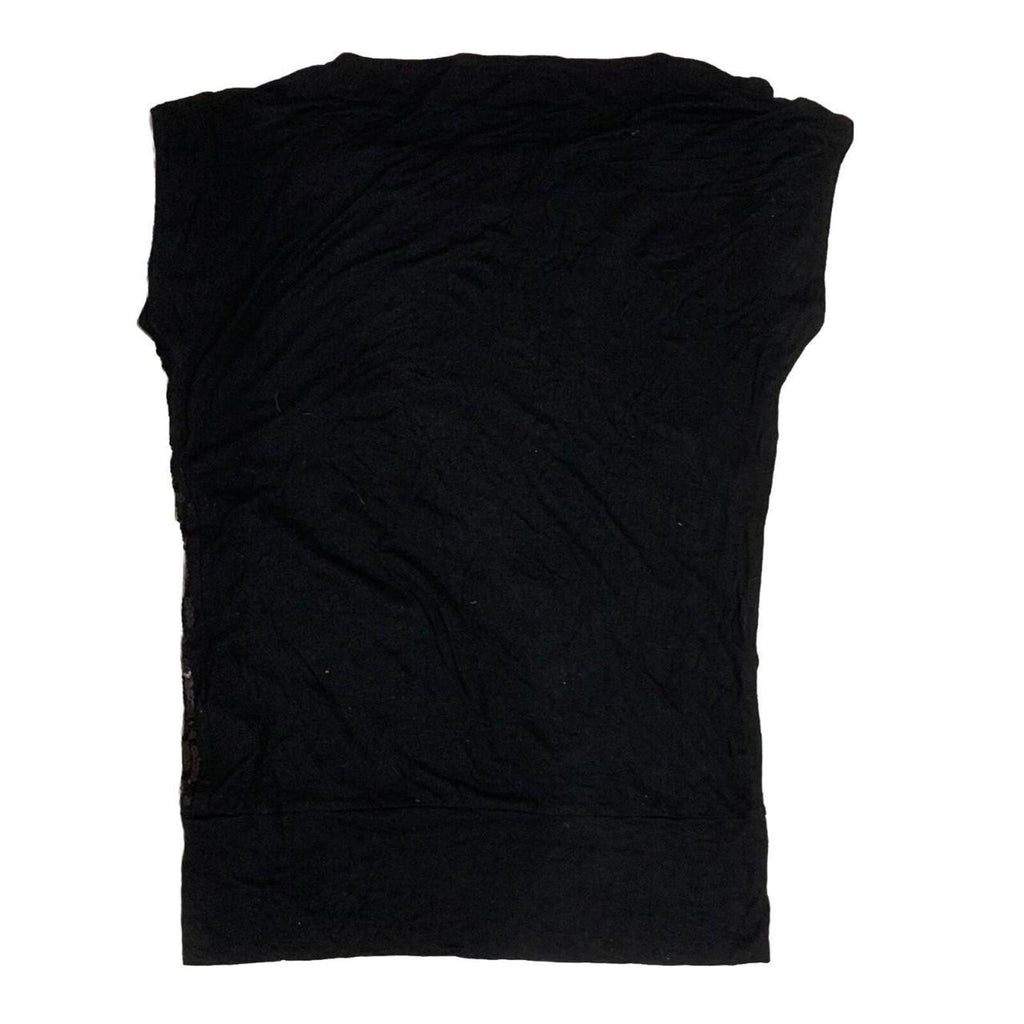 Temt Top Women's Size S Black Single Tank Sequins Stretchy - Come Sell Nearly Anything