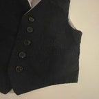 Industrie Kids Black Cotton Vest Size 4 (High Quality)