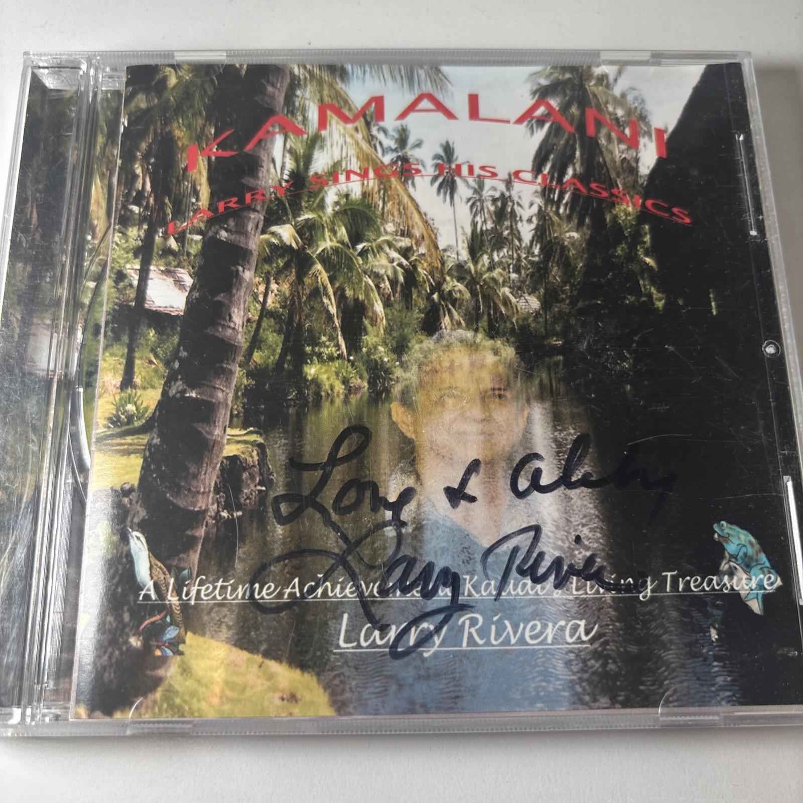 Kamalani Larry Rivera Sings His Classics CD Rare OOP Hawaiian Music 2009 Signed