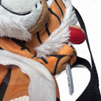 Vintage Chupa Chups Lollipops Candy Plush Tiger Kids Backpack Window Tummy