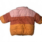 berr Baby Puffer Jacket Size 000 Pink Orange Warm Winter Coat