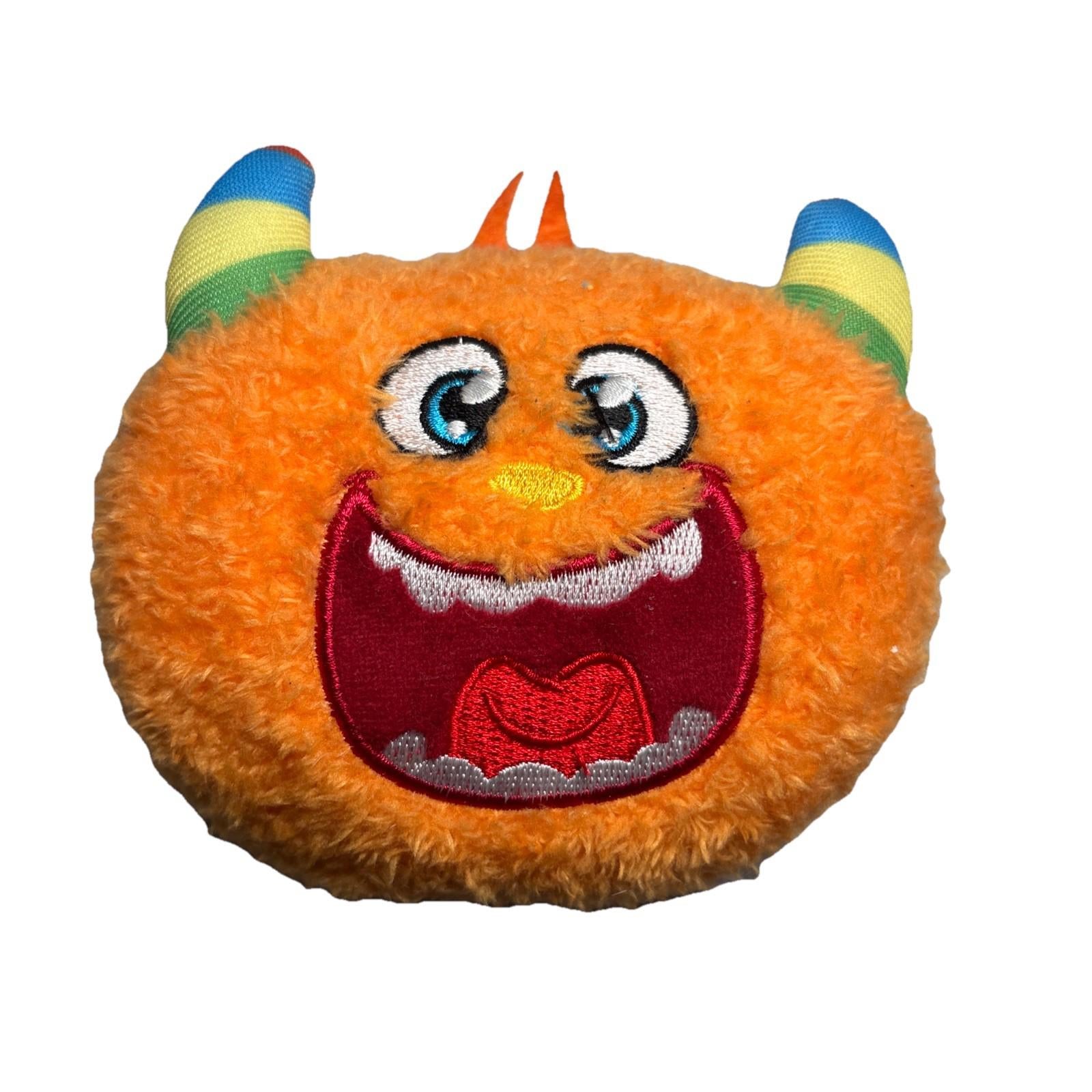 Australian Fundraising Orange Monty the Monster 4" Soft Toy Preloved